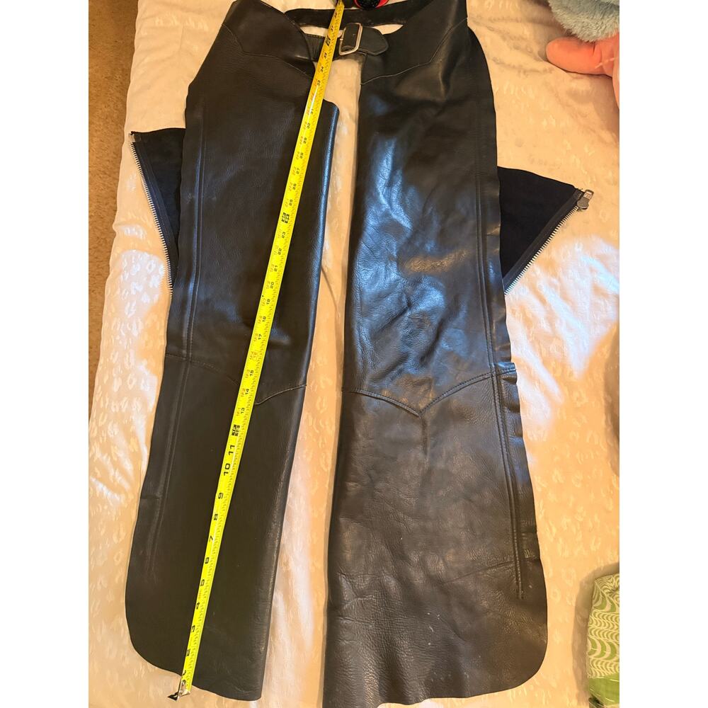 vintage smooth leather chaps - Picture 4 of 5